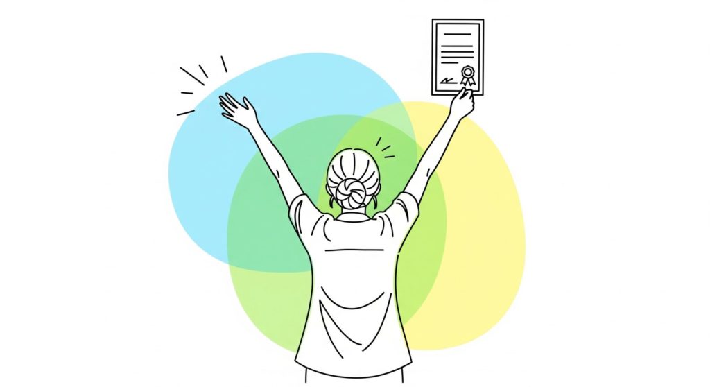 資格を取った介護士