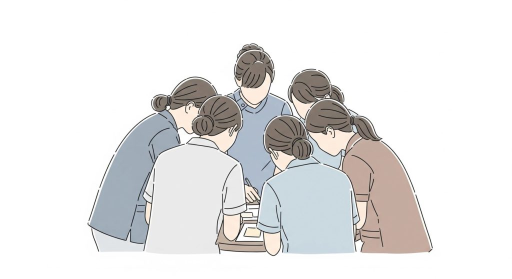 チームでの申し送り