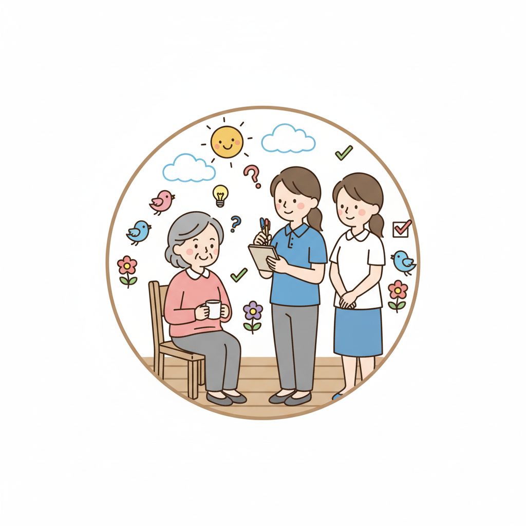 メモ帳とペンでメモを取る