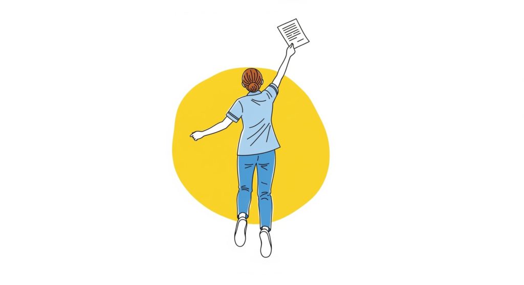 資格に合格した介護士