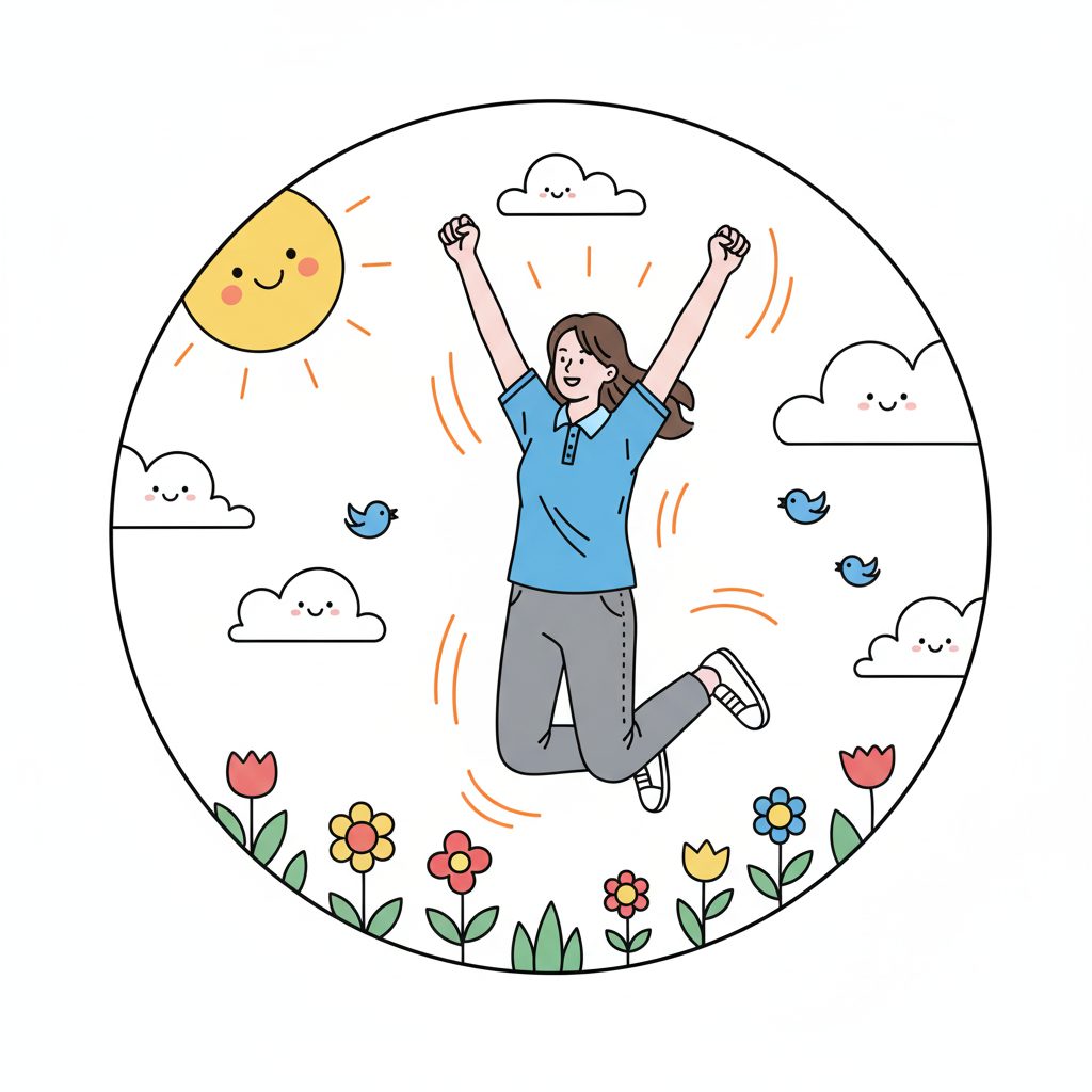 やる気を出している実習生