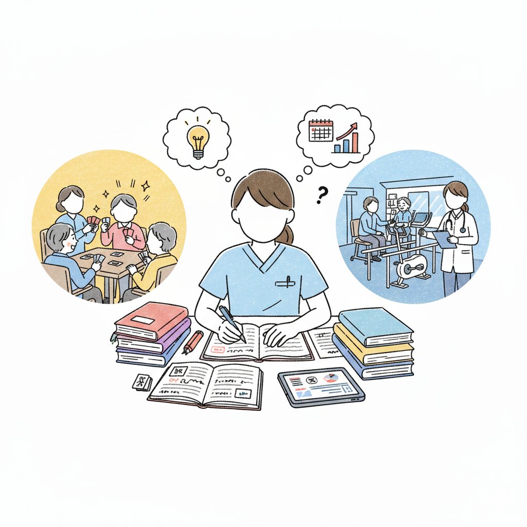 自己投資する介護士