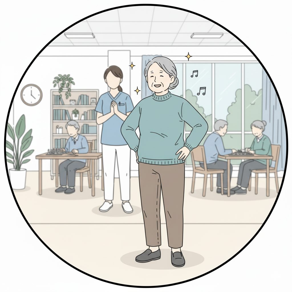 自信を持ったおばあちゃん