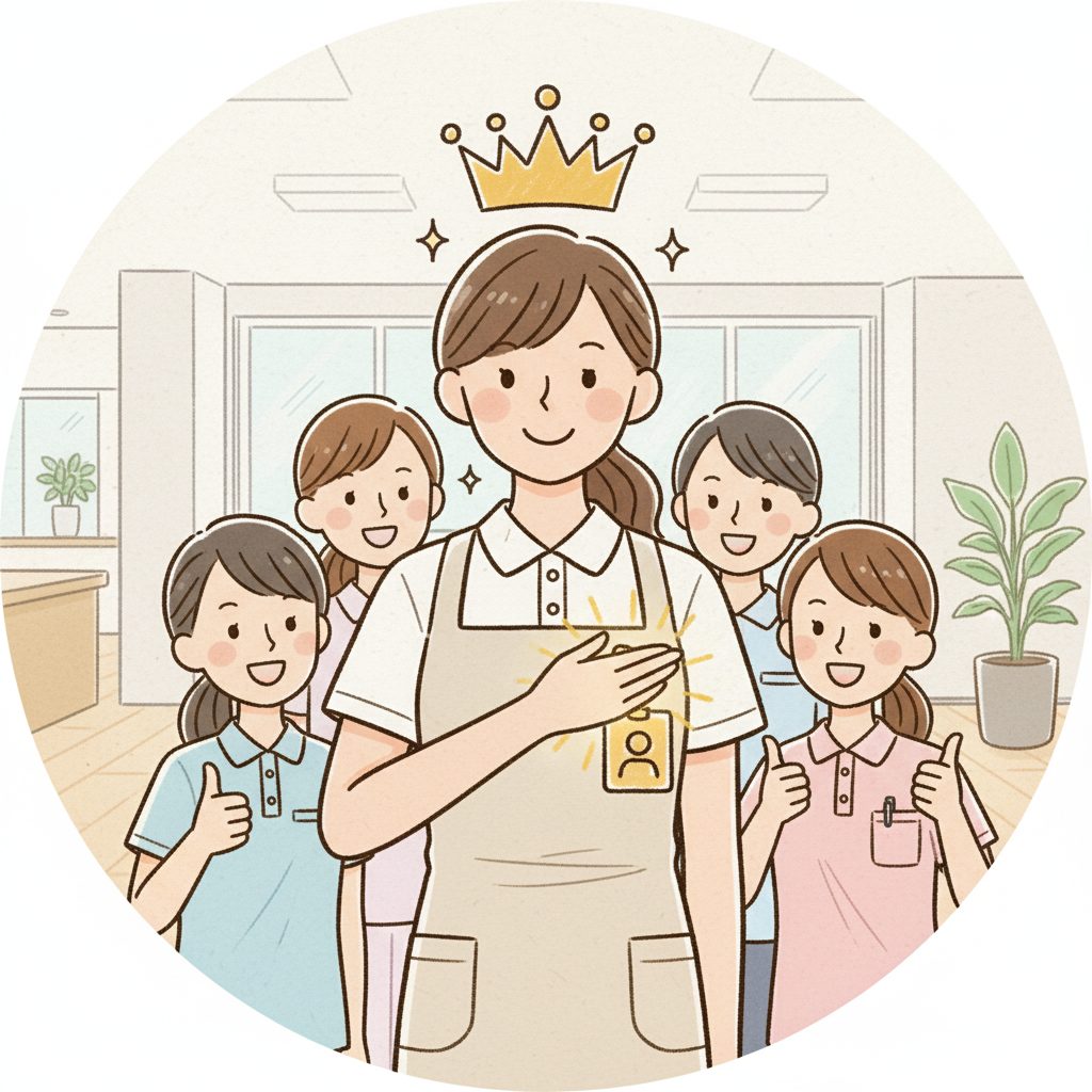 誇りを胸にもつ