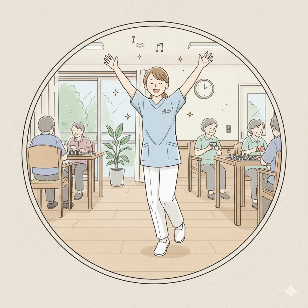 ウキウキの介護士