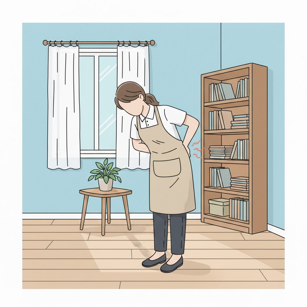 腰が痛い介護士