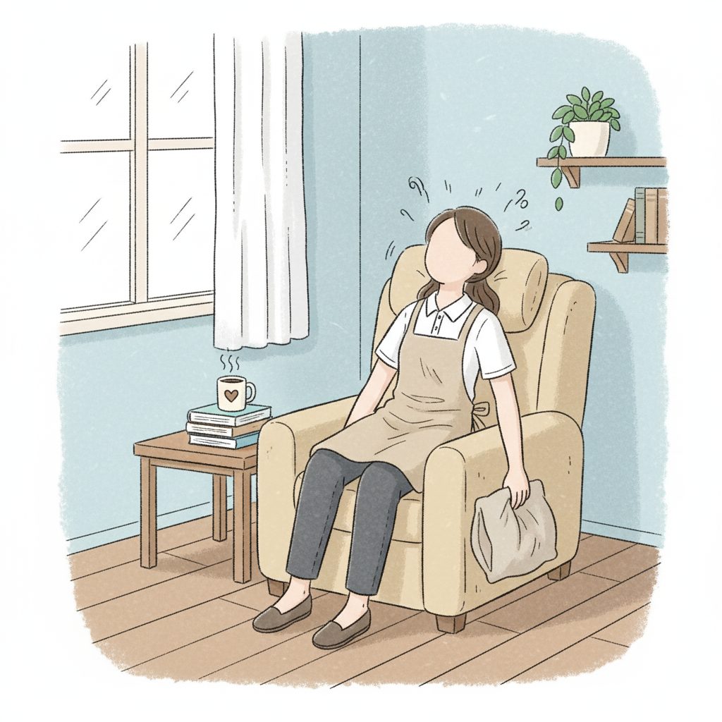 クタクタの介護士