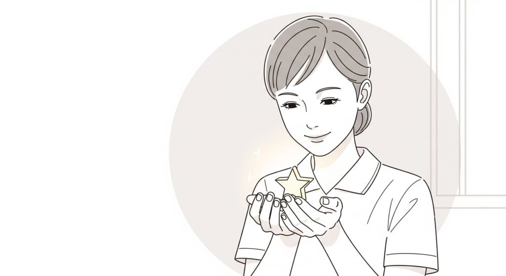 やりがいを見つける介護士