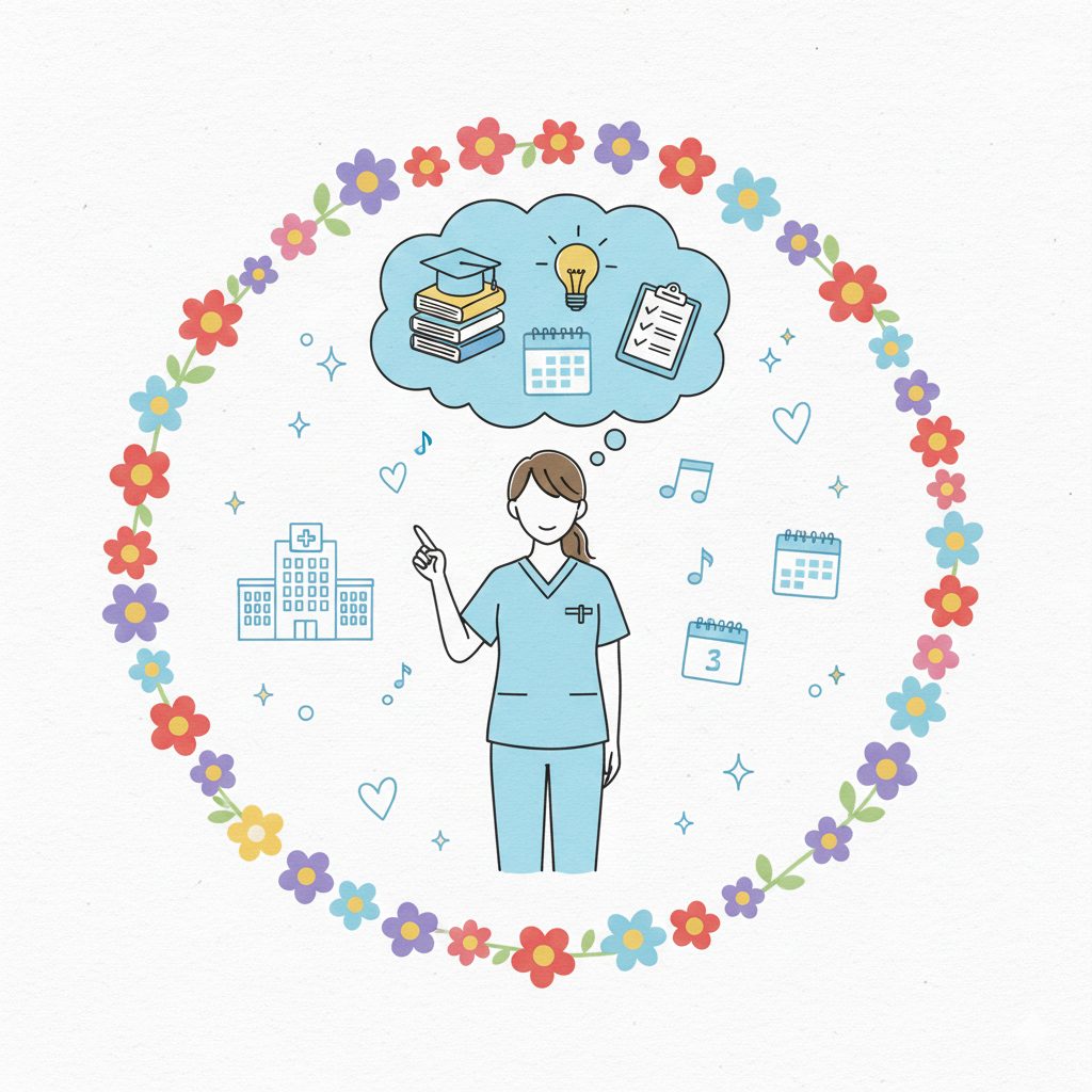 資格取得を目指す介護士