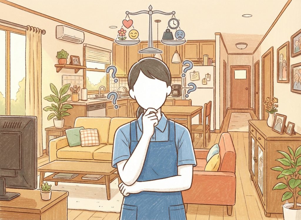 メリット・デメリットで悩む介護士