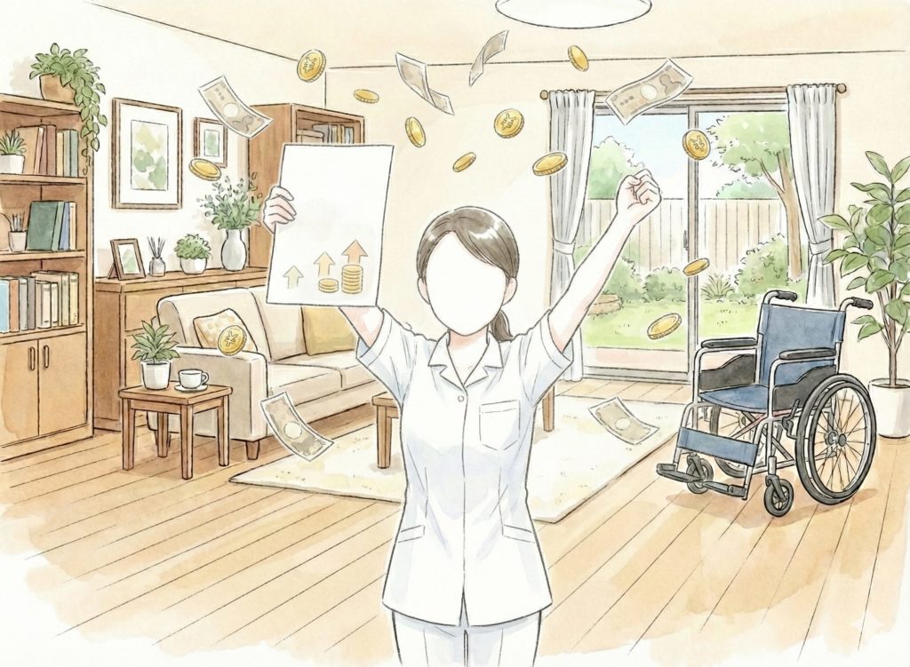 年収アップする介護士