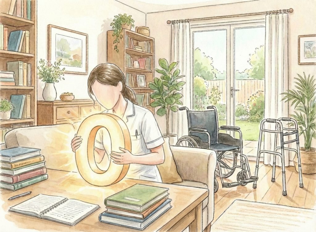 輝く0を持つ介護士